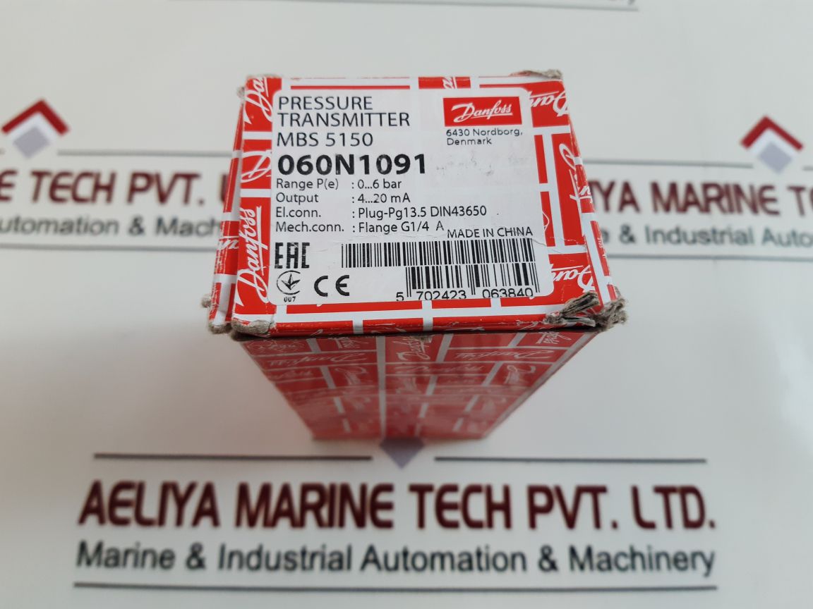 Danfoss Mbs 5150 Pressure Transmitter 060N1091