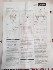 Danfoss Rt5 Pressure Switch 017-525566 400V 10A 60-240Psig 400-1700 Kpa