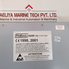 Daniel Floboss S600 Flow Computer