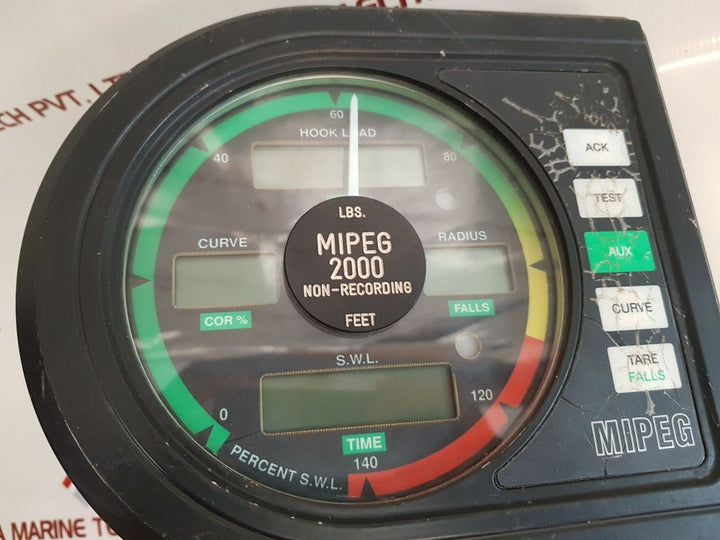 Data Instrument Mipeg 2000 Safe Load Indicator Crane Monitoring Sli Display System