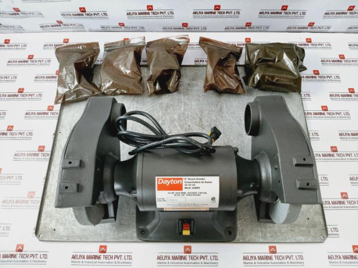 Dayton 2lkr9 Bench Grinder 8 Inches Voltage:120/240v Power:3/4 Hp