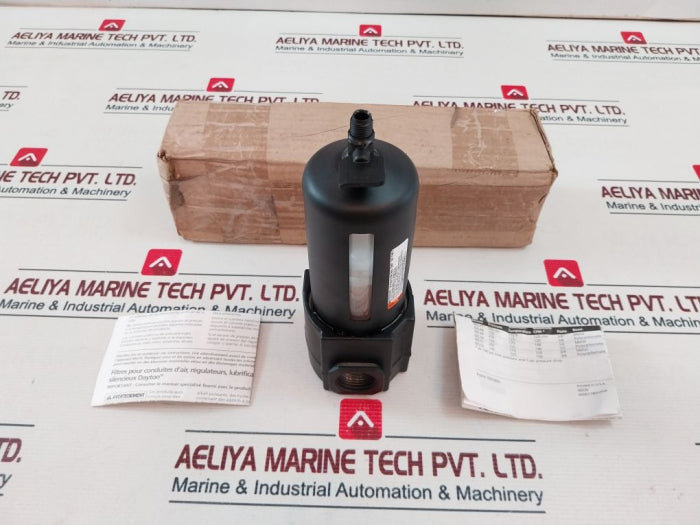 Dayton 4Zl52 Standard Compressed Air Line Filter 150 Psig