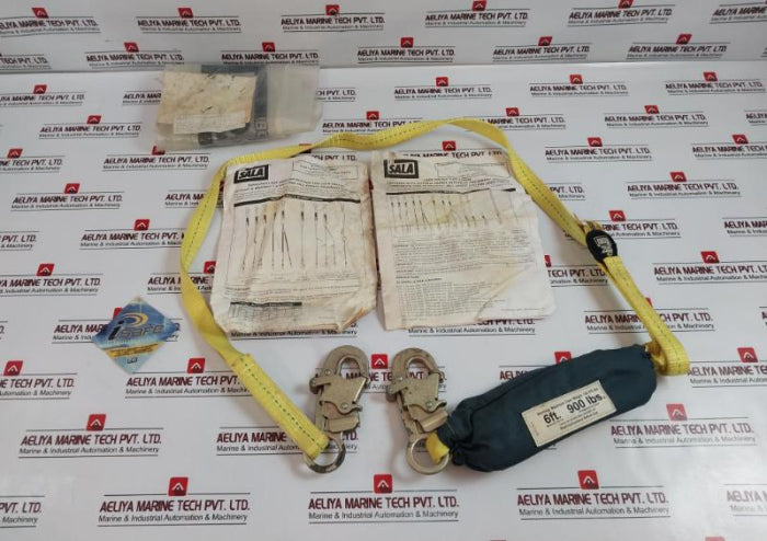 Dbi Sala 1240006 Shock Absorbing Lanyard Hook Anchor Harness Connector 6Ft 900 Lbs