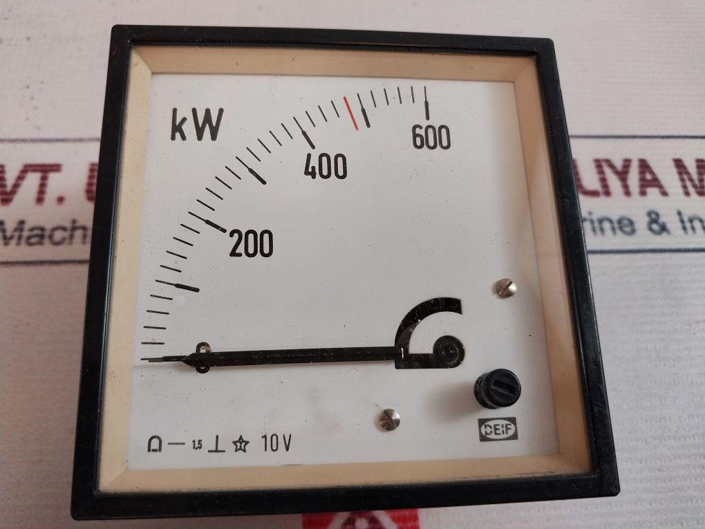 Deif 0-600 Kw Analog Wattmeter