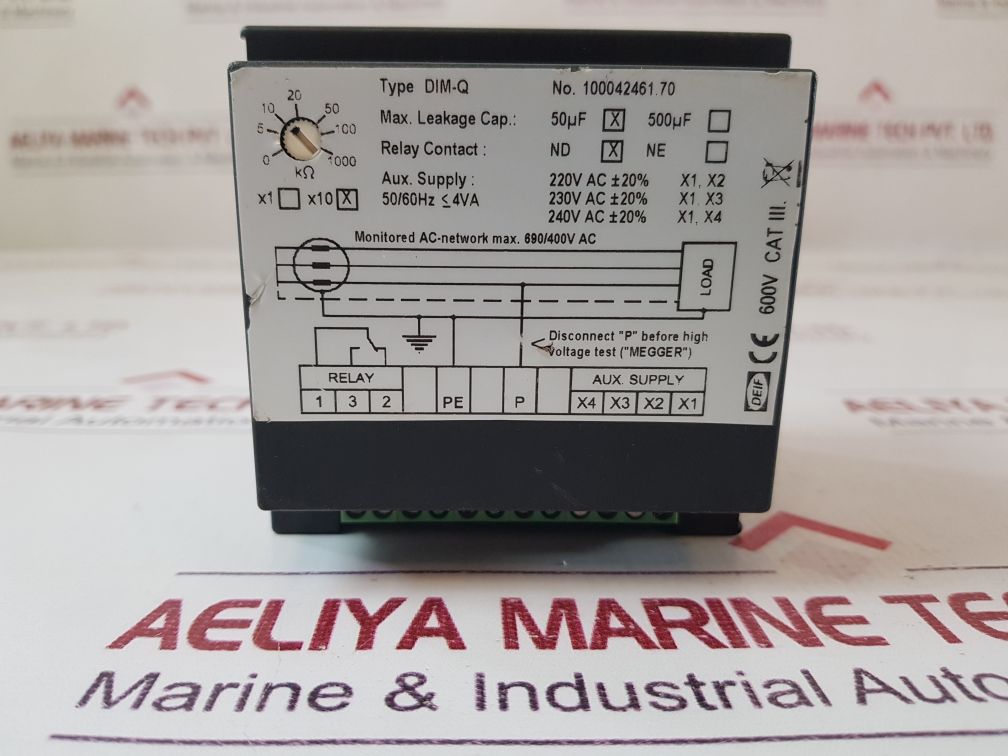 Deif dim-q insulation monitor