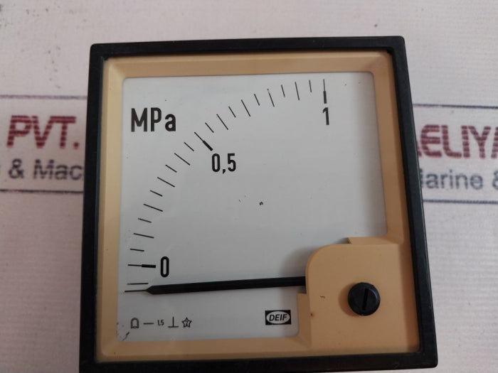 Deif Dq96-x Meter 0-1 Mpa