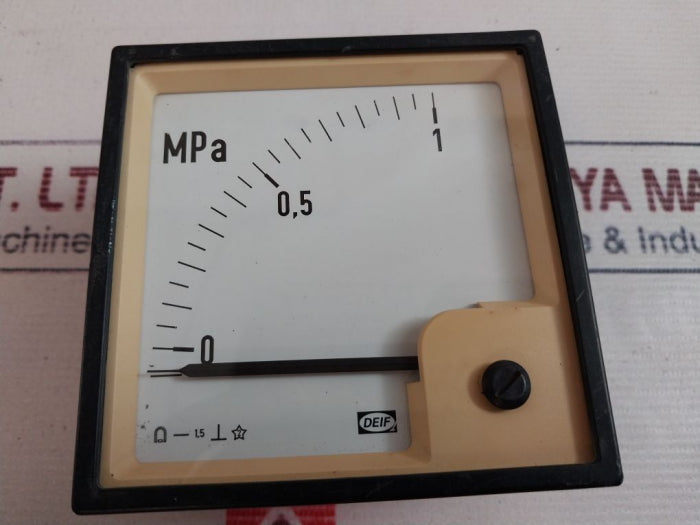 Deif DQ96-X Panel Meter 0-1 MPa