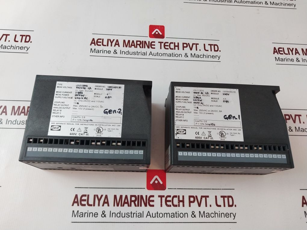 Deif Lsu-113dg Load Sharing Unit 440vac