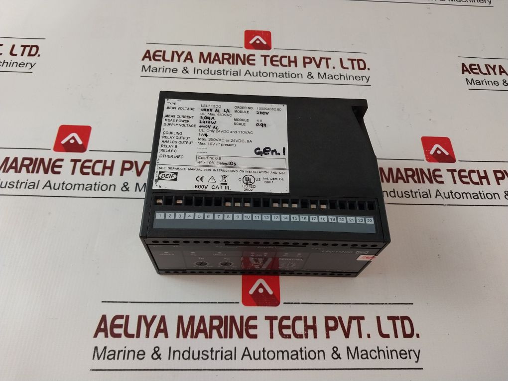 Deif Lsu-113dg Load Sharing Unit 440vac
