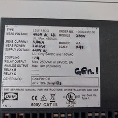 Deif Lsu-113dg Load Sharing Unit 440vac