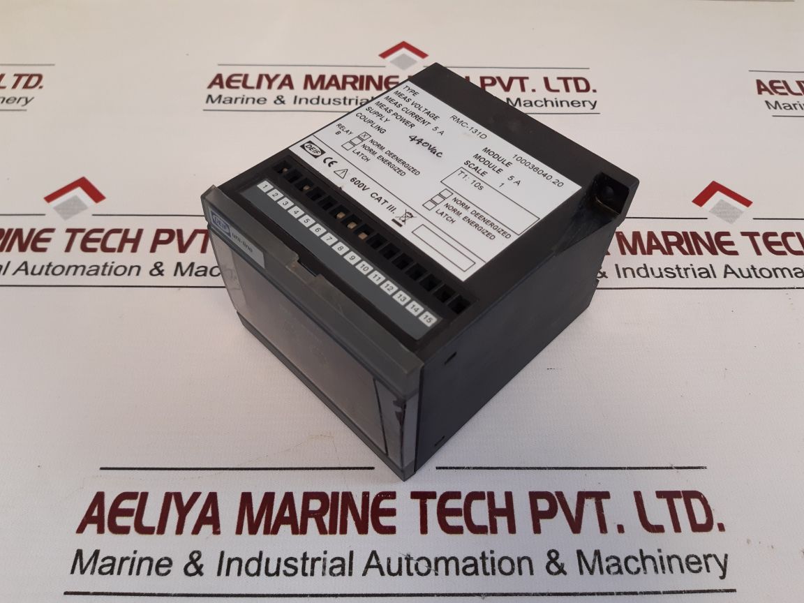 Deif Rmc-131D Differential Current Relay 440Vac 100036040.20