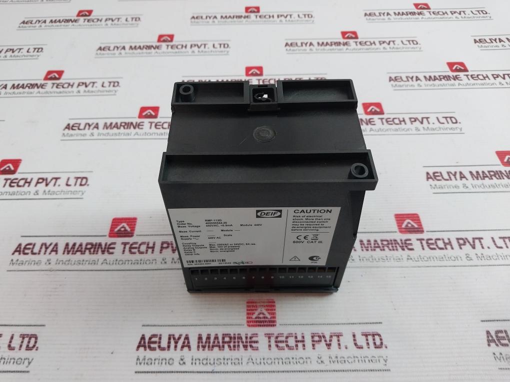 Deif Rmf-112D Frequency Relay 440V Ac