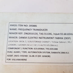 Deif Tas-311Dg Control Panel Signal Transmitter
