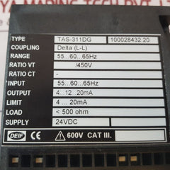 Deif Tas-311Dg Control Panel Signal Transmitter