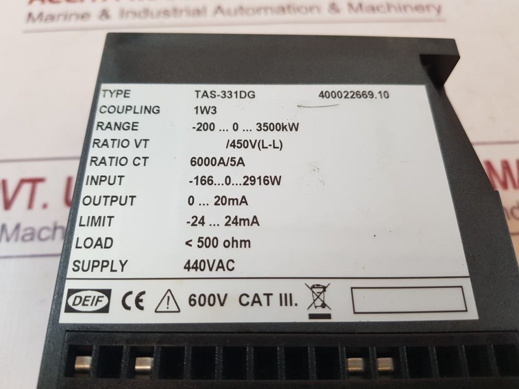 Deif tas-331dg selectable ac transducer 400022669.10