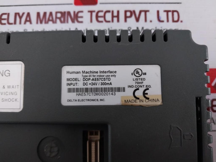 Delta Dop-ae57cstd Human Machine Interface Module Dc 24v/300ma