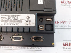 Delta Dop-b07S415 Hmi Touch Screen Panel Dc +24V Class 2/200 Ma