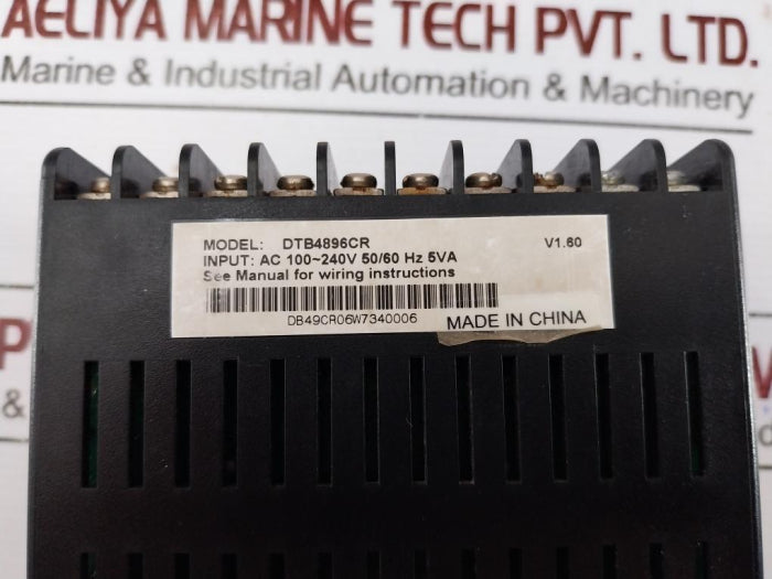 Delta Dtb4896Cr Temperature Controller Ac 100-240V, 250Vac, V1.60