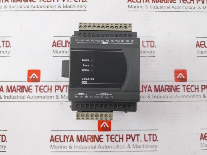 Delta Dvp04Da-e2 Programmable Logic Controller I/O Module 24Vdc 4W ...