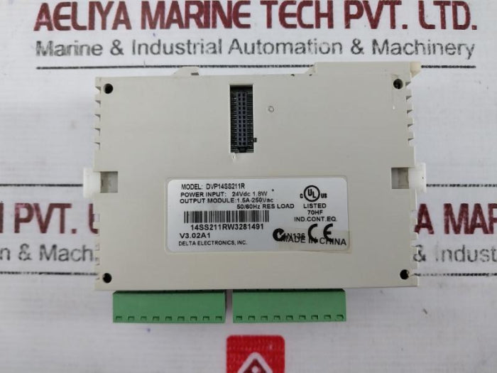 Delta Dvp14Ss211R Programmable Logic Controller V3.02A1 24Vdc, 1.8W 1.5A