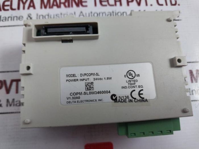 Delta Dvpcopm-sl Communication Power Module 24vdc, V1.32a0