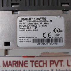 Delta Electronics Tdn004E1100Wm0 Frequency Converter Tdnkpekc1