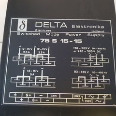 Delta Elektronika 75 S 15-15 Power Supply