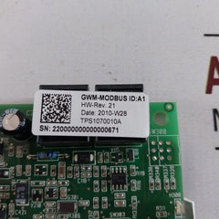 Delta Gwm-modbus Tps1070010A Pc Board 2938019000 Hw-rev: 21