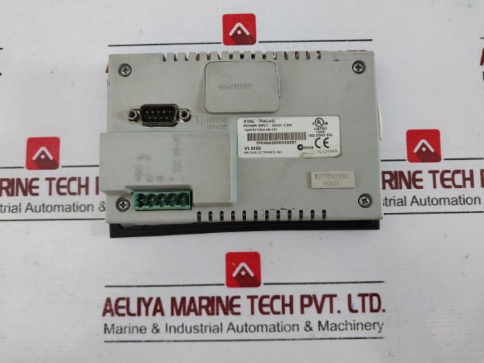 Delta Tp04G-as2 Terminal Panel V1.08B0 Tp04Gas2W9430281 24Vdc 3.5W (No Battery)