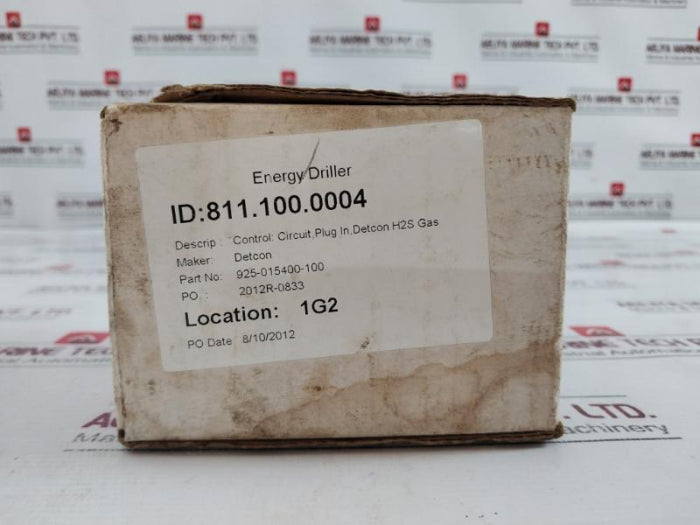 Detcon Tp-524C H2S Gas Sensor Microsafe 925-015400-100