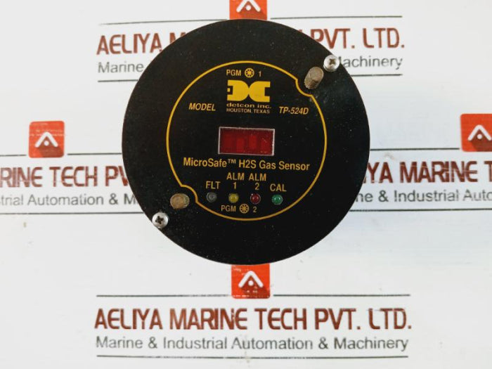 Detcon Tp-524D Microsafe H2S Gas Sensor 0-100Ppm 925-015400-100