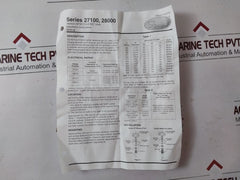 Kidde-fenwal 27121-0 Fire Heat Detector 12-e27121-000-05 Series 27100