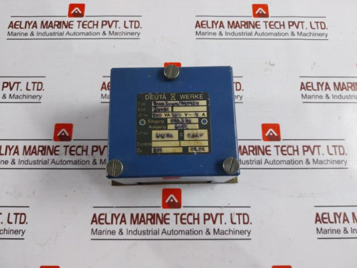 Deuta Werke Bws2Mya/890924 Control Module 24Vdc