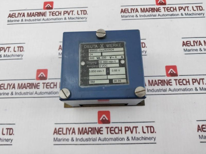 Deuta Werke Bws2Mya/890924 Control Module 4Eb1E986/A 24V