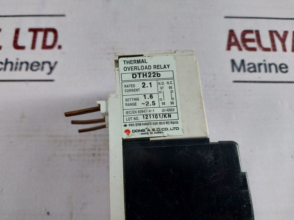 Devico Dth-22B Thermal Overload Relay 690V