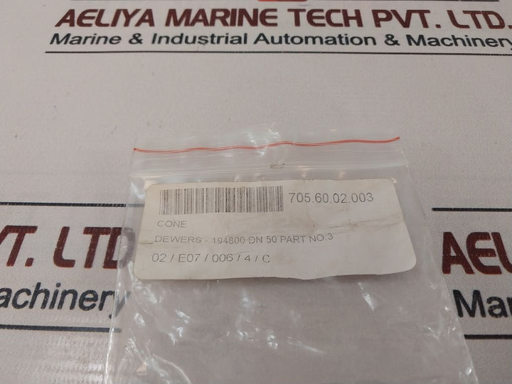 Lot Of 4X Dewers DN 50 Fitting  Adapter Cone 3