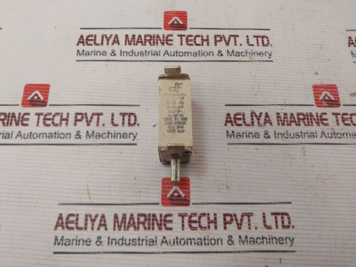 Df Nh-00 Gi-gl-gg Protection Fuse Link Din 43620 63A 650V Ac