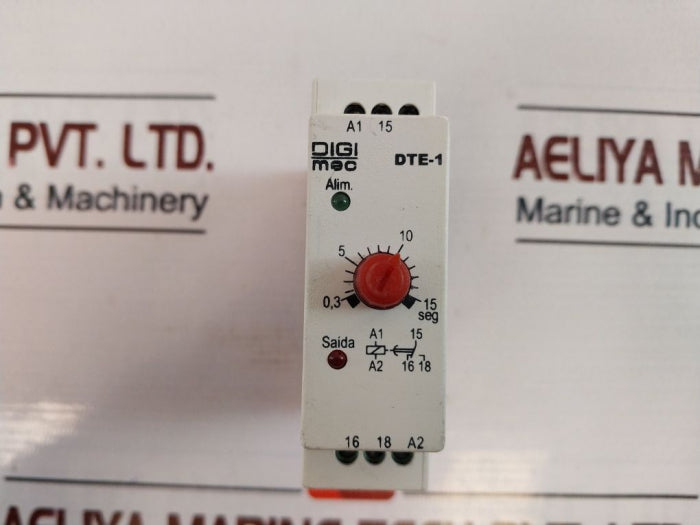 Digimec Dte-1 Time Relay 0.3-15 Seg