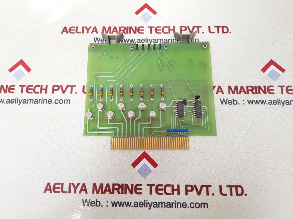 Digital Equipment Em-46 E-732 Pcb Card Rev B