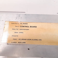 Ditec A201019102261 Control Board