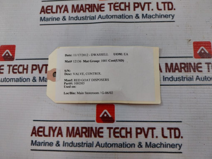 Dole Gb-3.0 Gpm Flow Control Regulator Valve 10H303