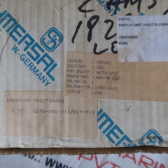 SCHMEASAL G150 GEAR LIMIT SWITCH