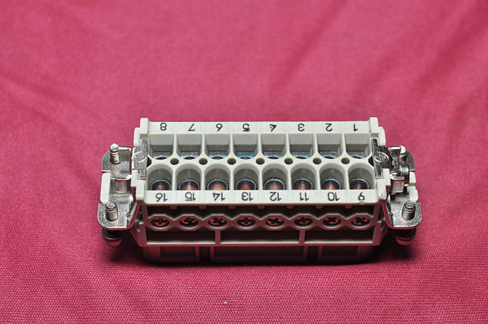 Harting han 16a-f industrial connector