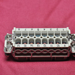 Harting han 16a-f industrial connector
