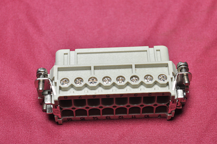 Harting han 16a-f industrial connector