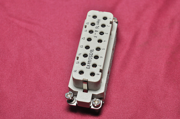 Harting han 16a-f industrial connector