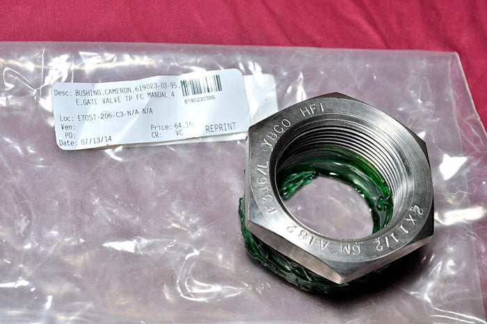 Lot Of 2X Cameron Galvanized Bushing Reducing 2 X 11/2