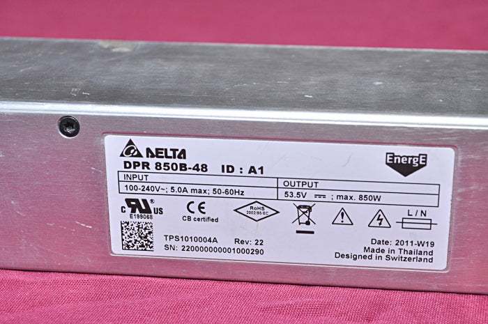 DELTA ELECTRONICS DPR 850B-48