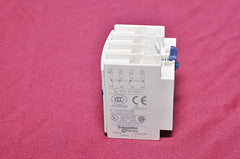 Lot of 2X Telemecanique Square D Ladn22 Auxiliary Contact Block 690V 10A