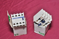 Lot of 2X Telemecanique Square D Ladn22 Auxiliary Contact Block 690V 10A
